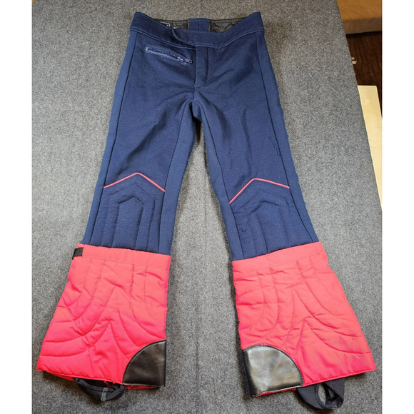 Profile Boys 8 Snow Pants Vintage Blue Red Stir Up Ski Snowboarding Ski Snowpant - Picture 1 of 13